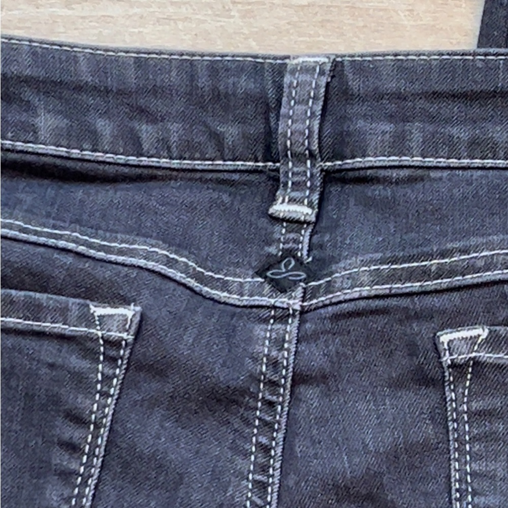 Prana Women’s Dark Gray Straight Jeans Size 8/29 - Picture 2 of 6